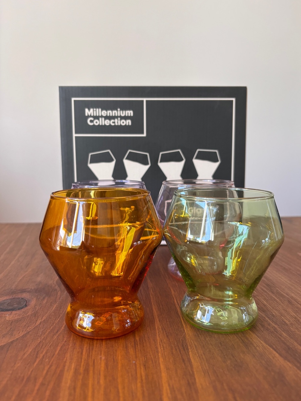 Millennium Collection Stemless Glasses